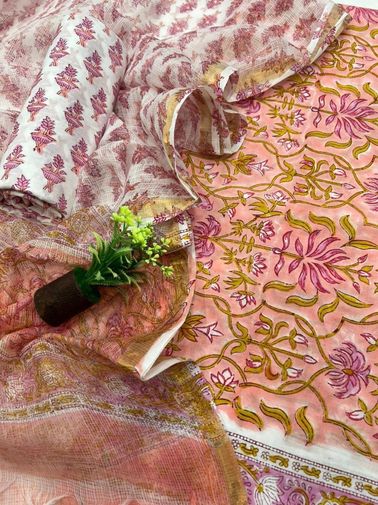 UNSTITCHED CHURIDHAR SUITS