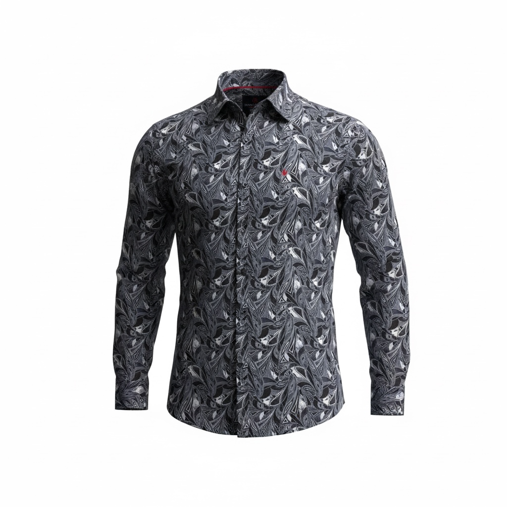 MIDNIGHT FLORAL PRINTED SHIRT
