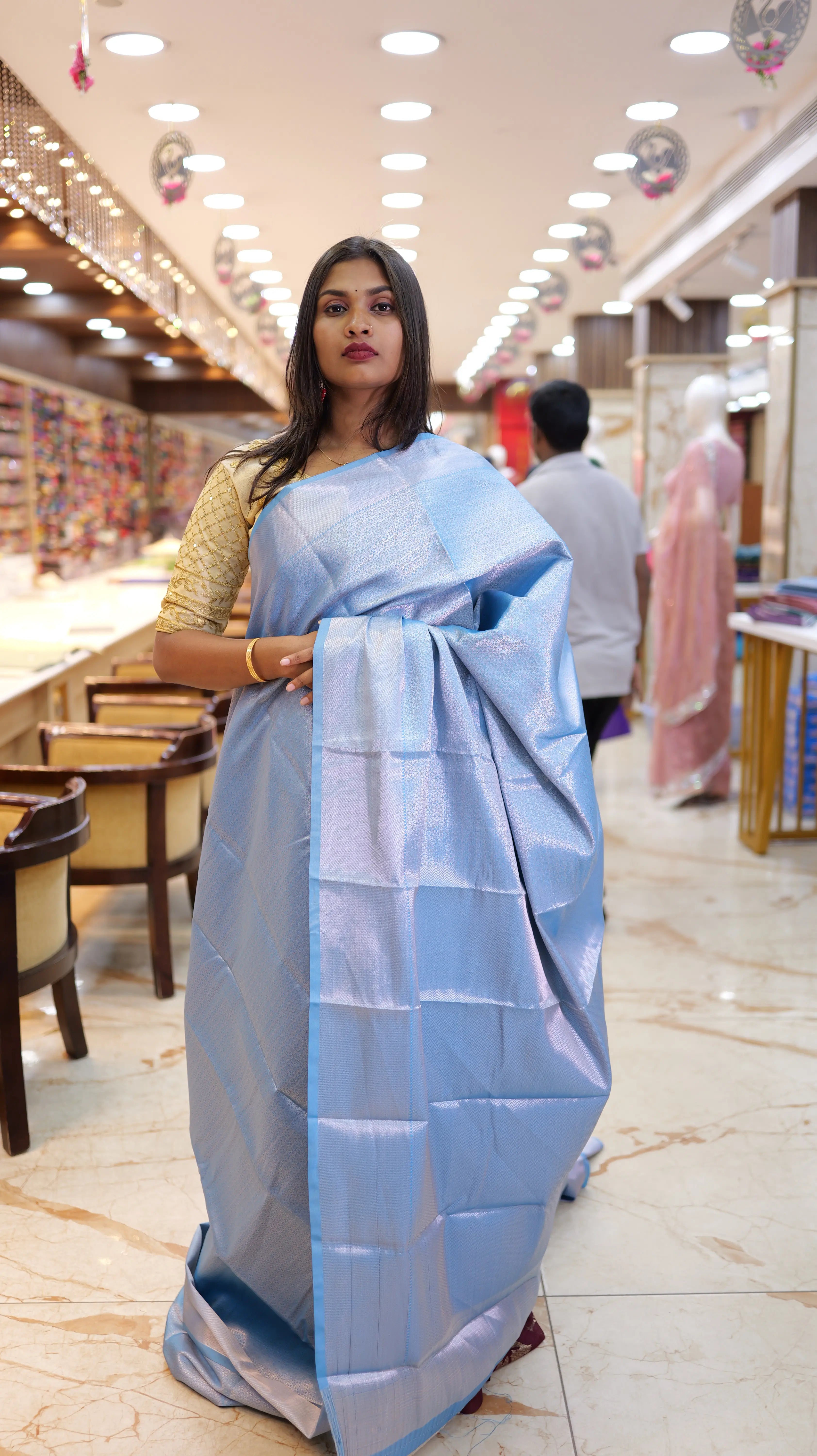 TISSUE BROCADE SAREE