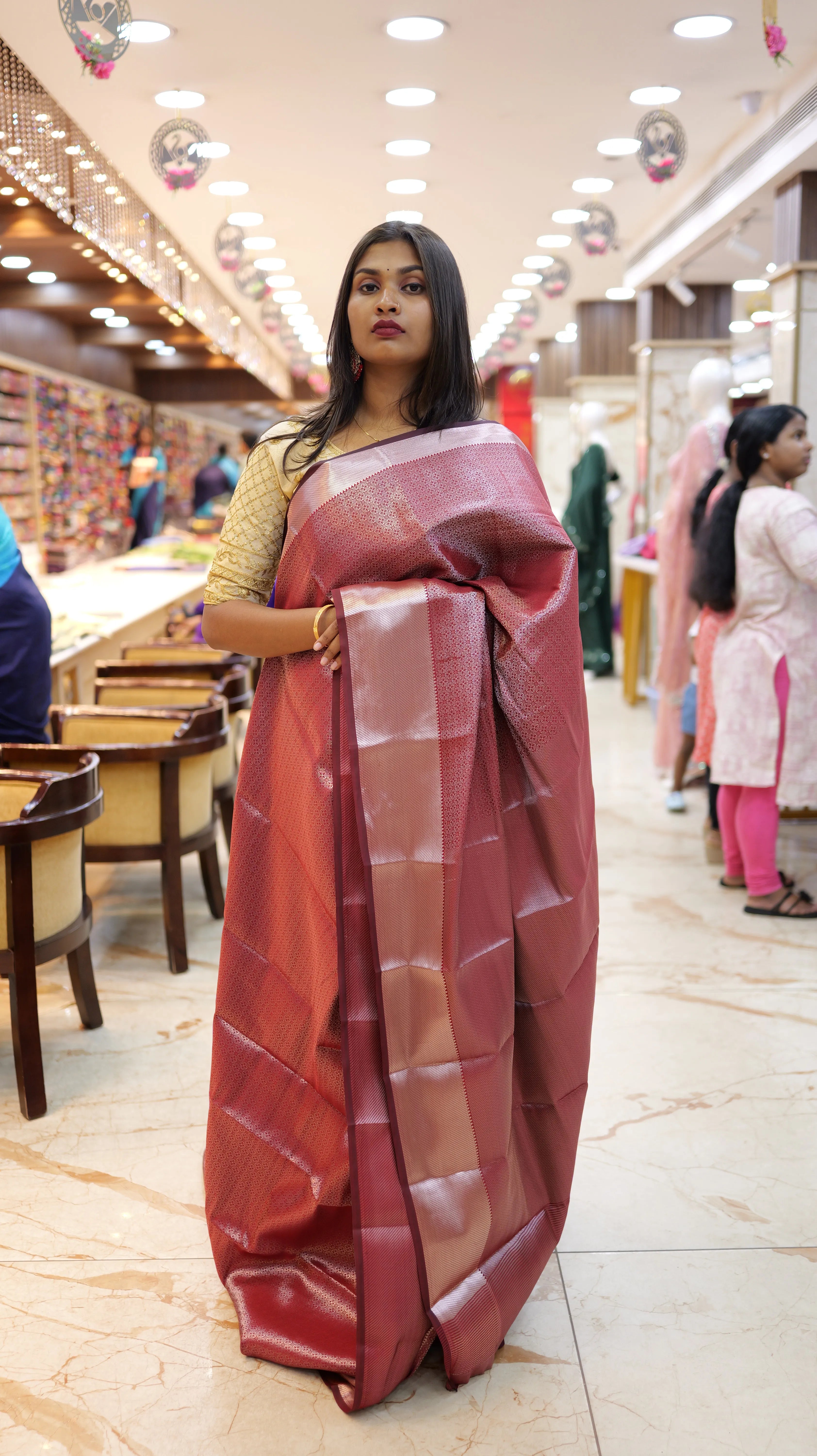 TISSUE BROCADE SAREE