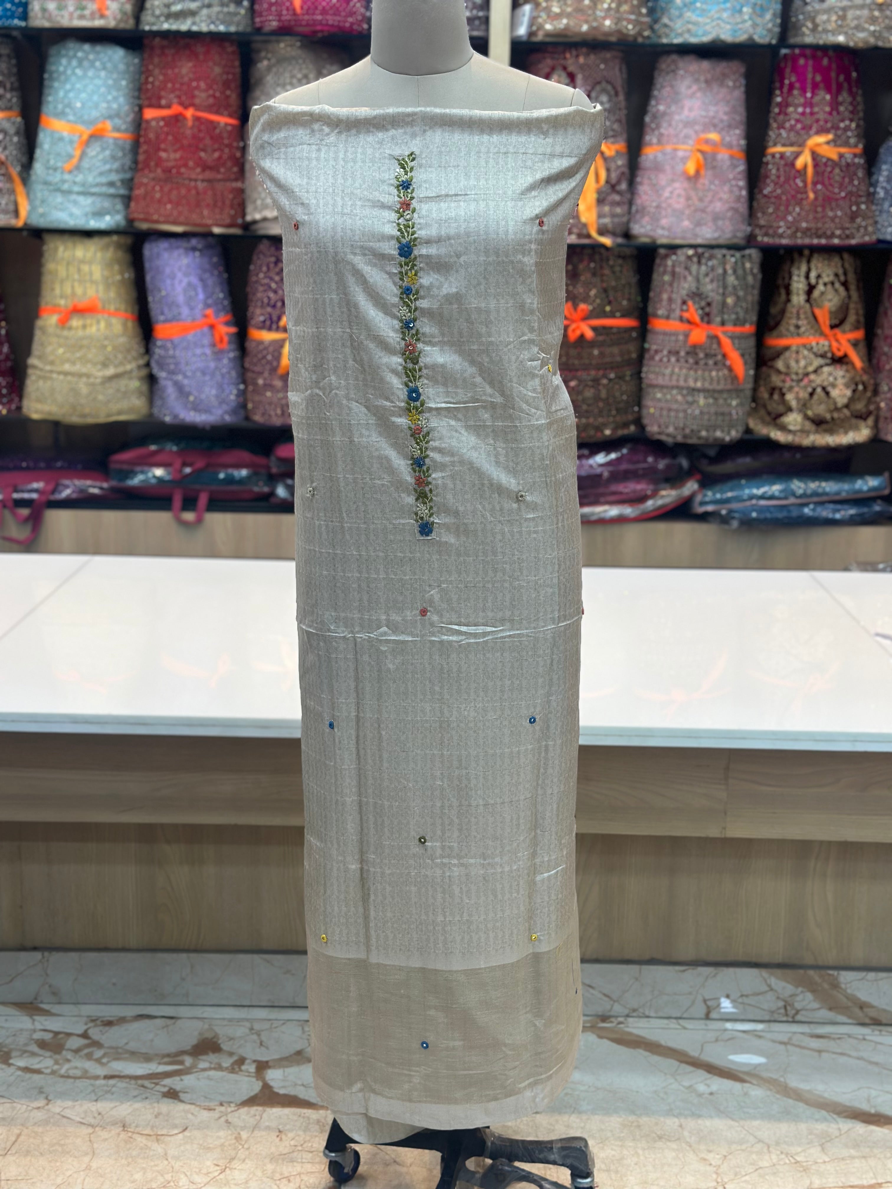 Garden Bloom Designer Unstitched Suit