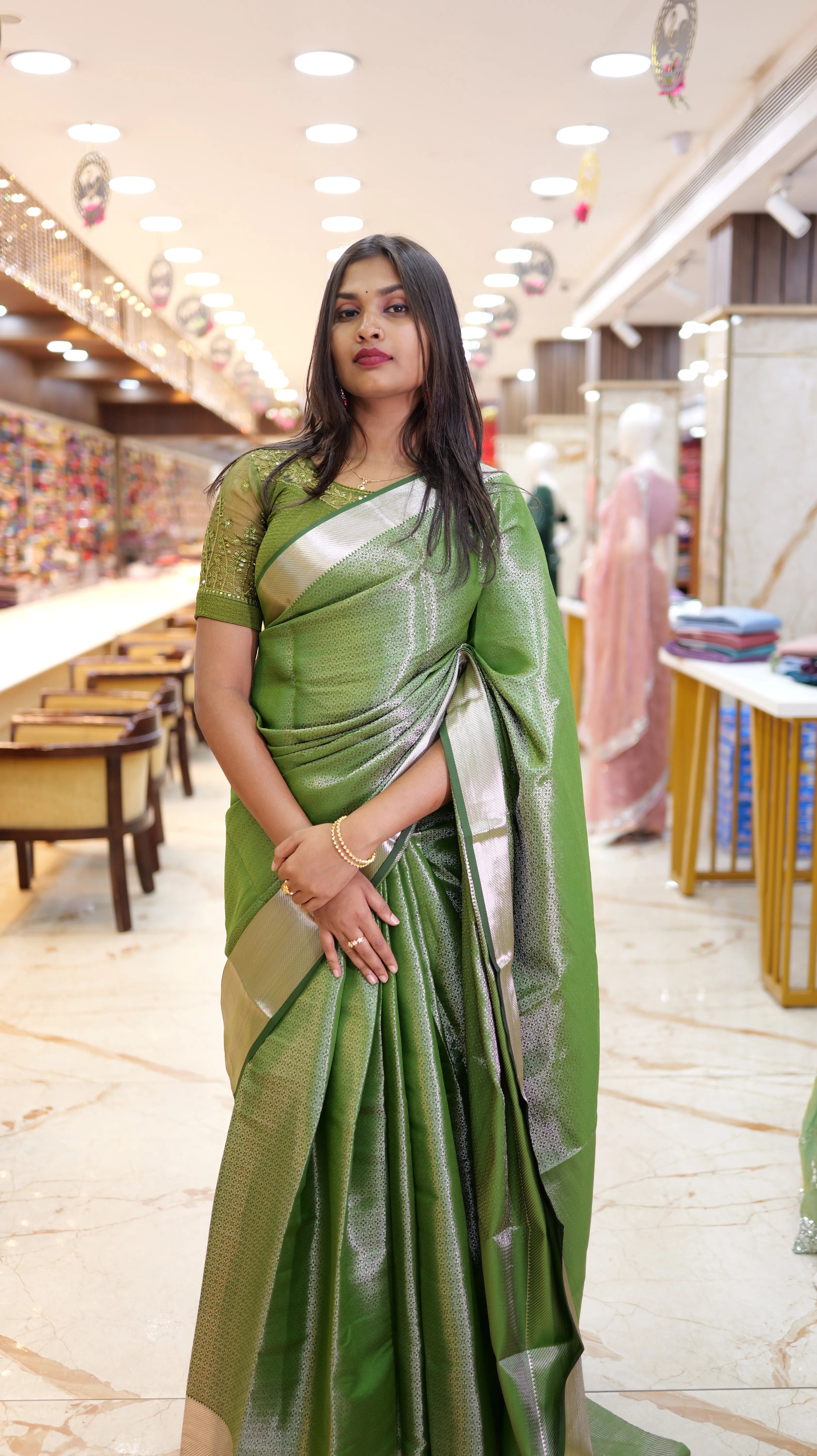 TISSUE BROCADE SAREE