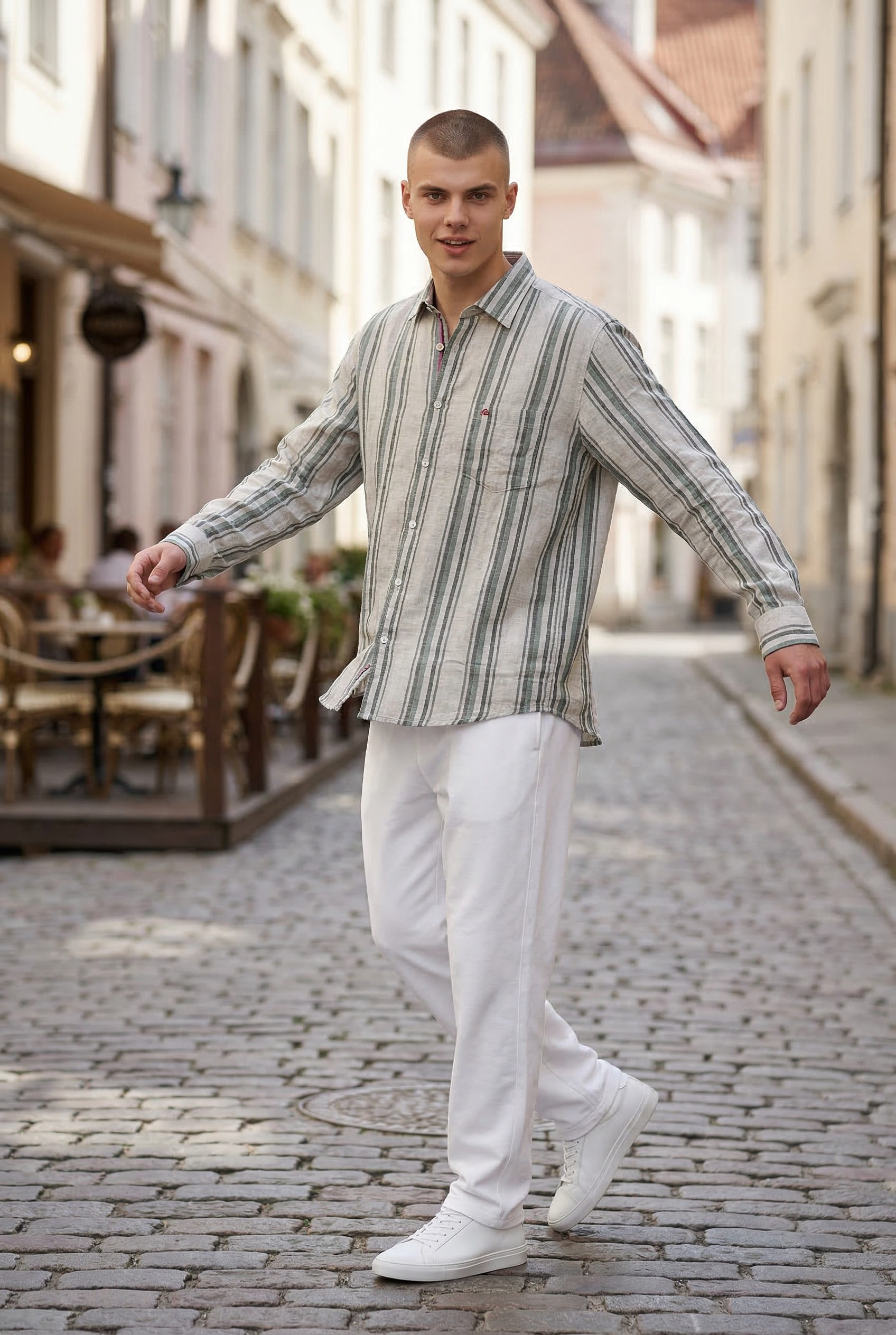 Premium Striped Casual Shirt