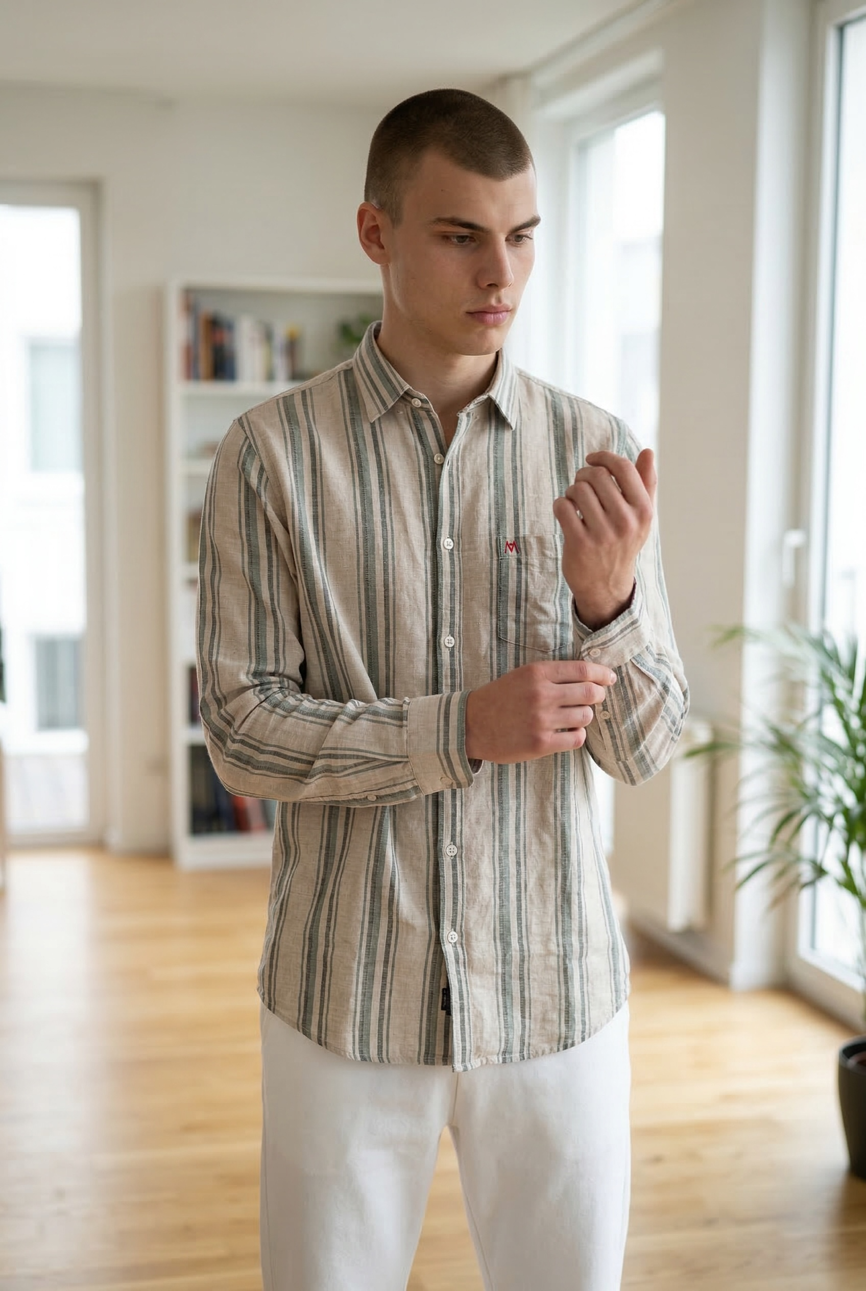 Premium Striped Casual Shirt