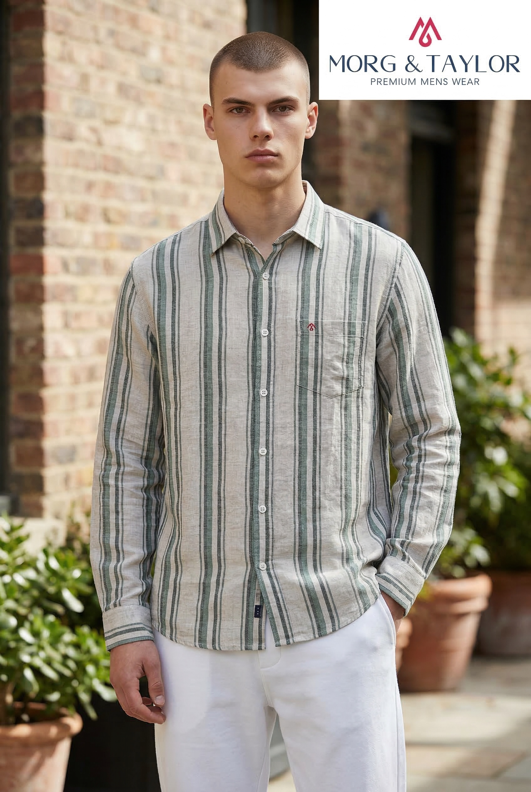 Premium Striped Casual Shirt