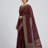 FLORAL KASHMIRI SILK SAREE