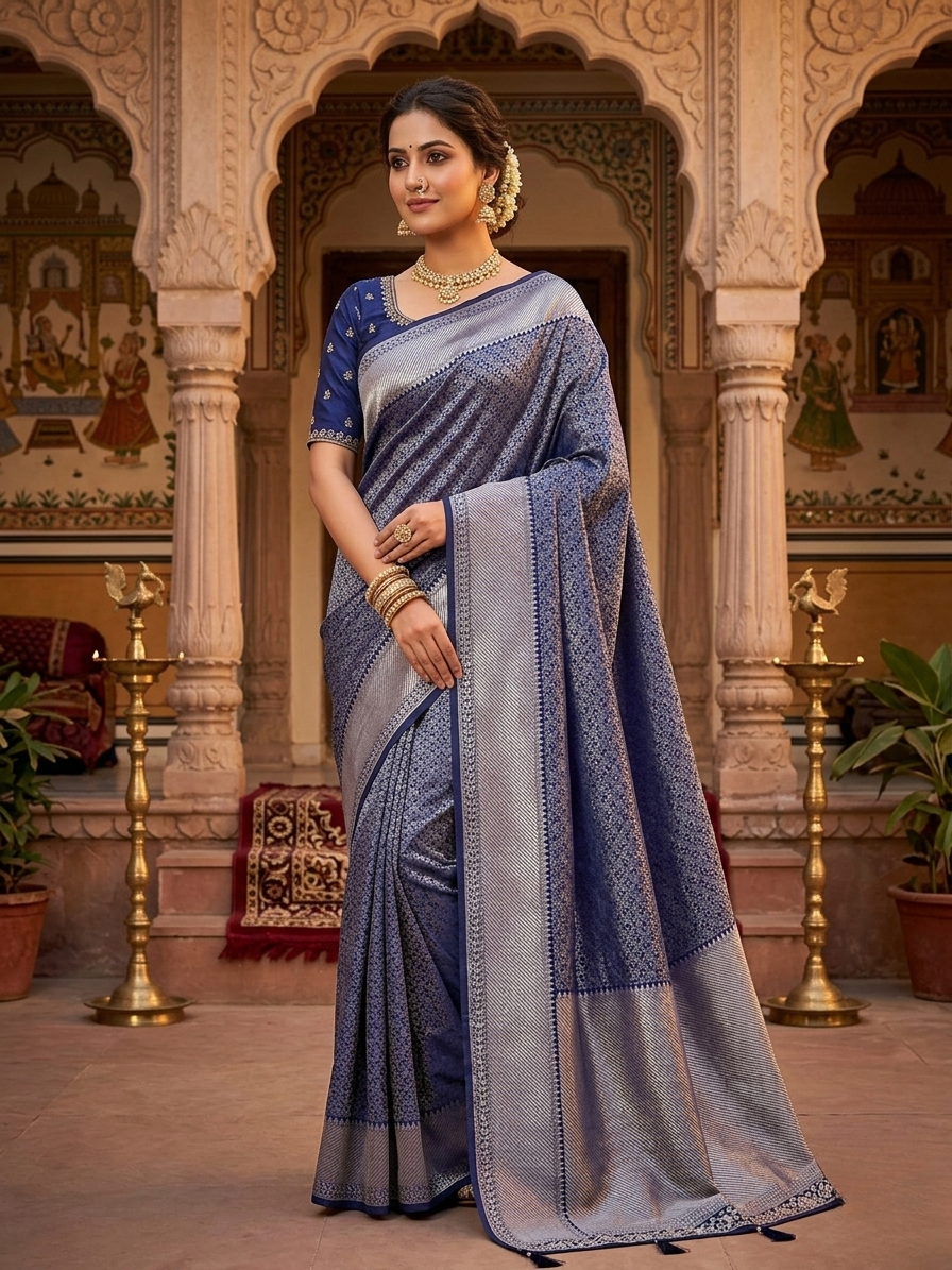 TISSUE BROCADE SAREE