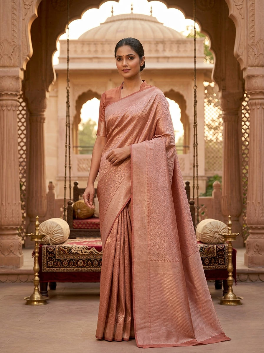 TISSUE BROCADE SAREE