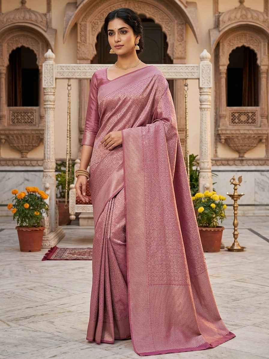 TISSUE BROCADE SAREE
