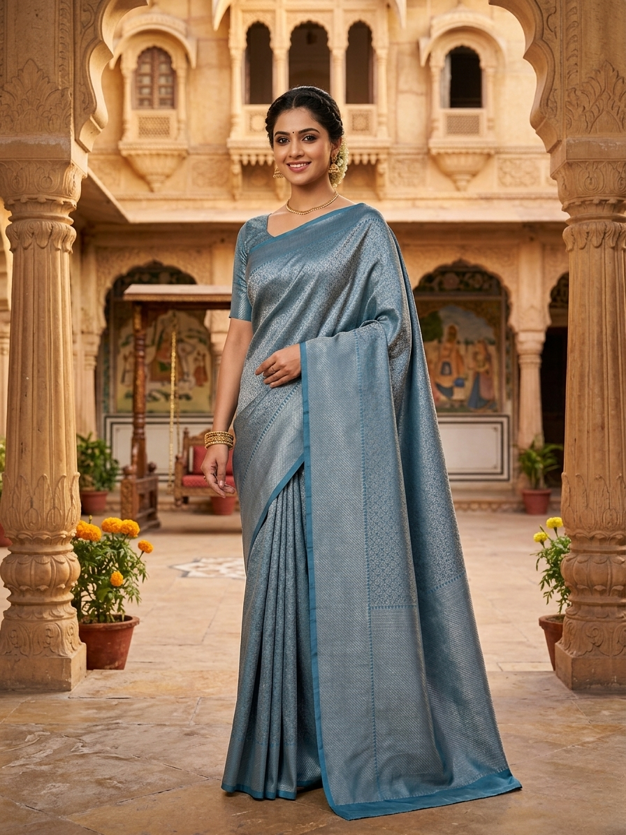 TISSUE BROCADE SAREE