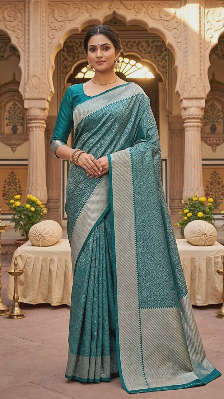 TISSUE BROCADE SAREE