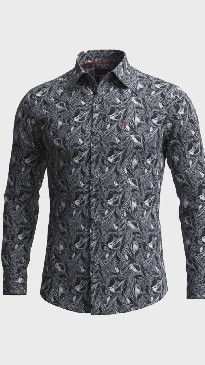 MIDNIGHT FLORAL PRINTED SHIRT